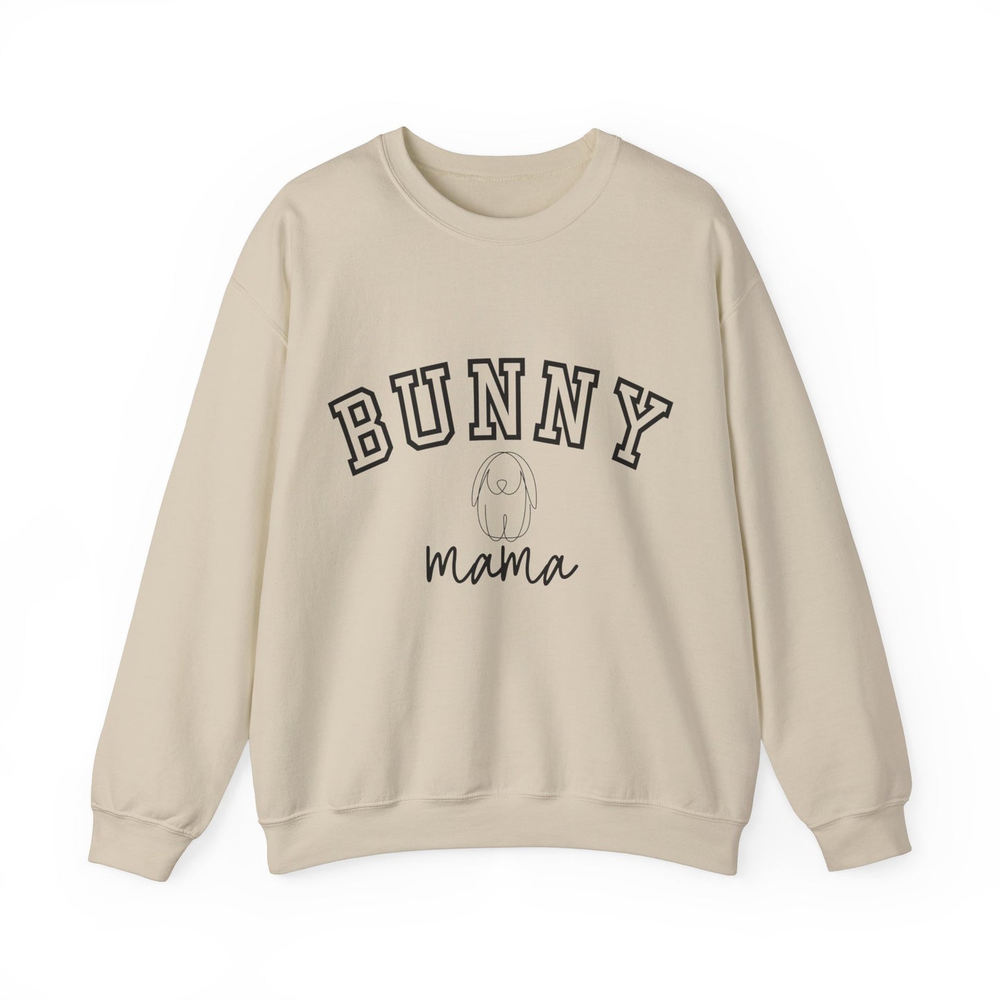 Bunny Mama Sweatshirt - Varsity Text - Comfy and Cosy - Gift for Rabbit Lovers