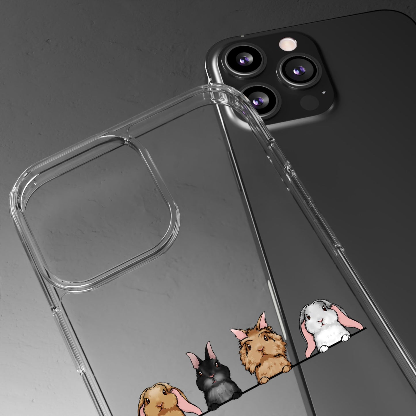 Personalised bunny phone case