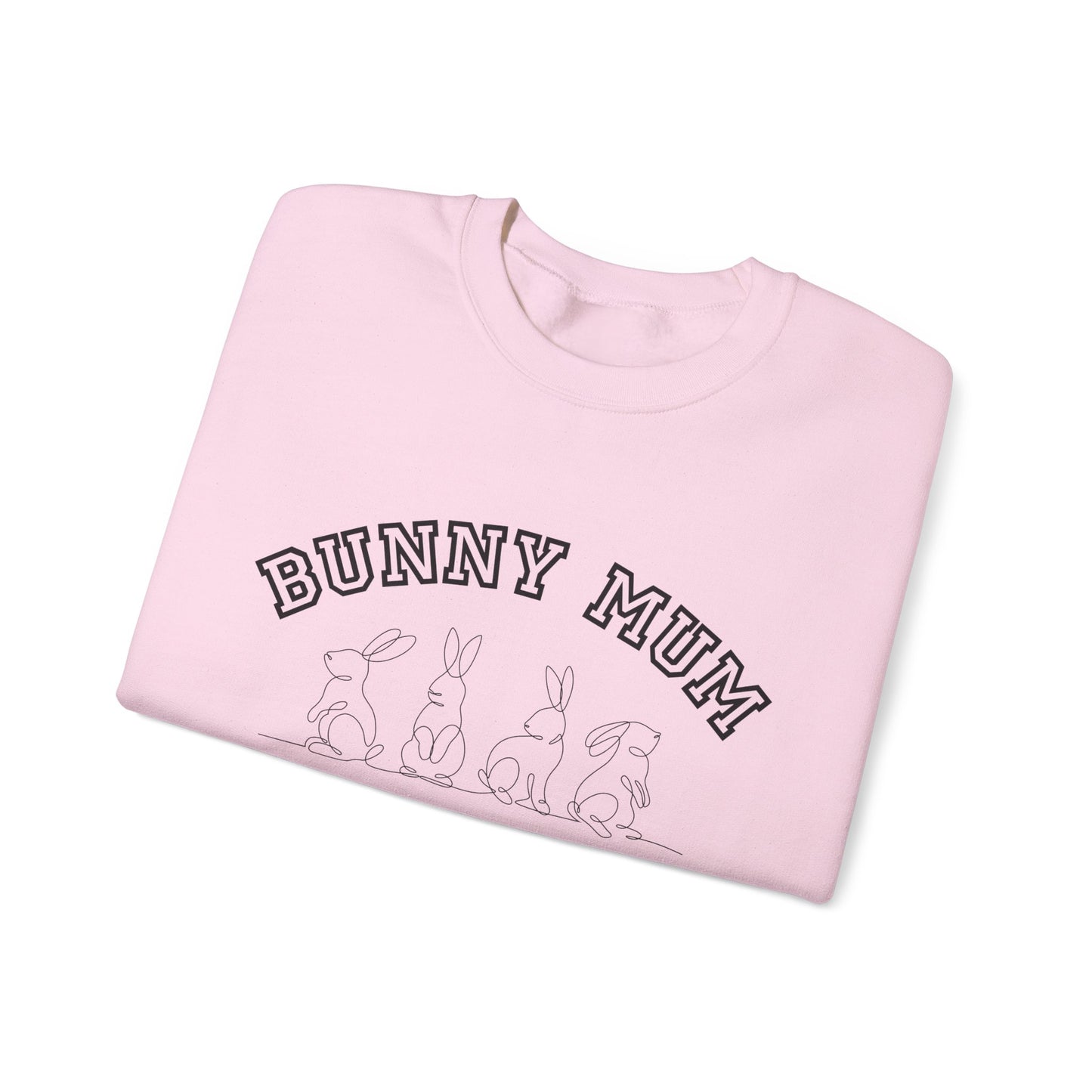 Bunny Mum Social Club Sweatshirt, Rabbit Lover Gift, Cute Bunny Sweater, Animal Mom Jumper, Funny Bunny Crewneck, Rabbit Owner Apparel