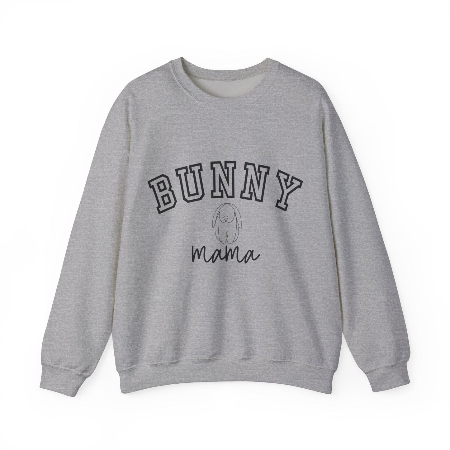 Bunny Mama Sweatshirt - Varsity Text - Comfy and Cosy - Gift for Rabbit Lovers