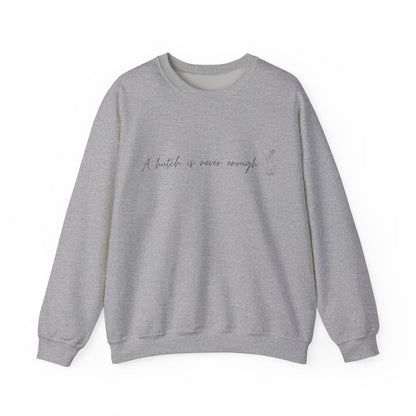 A hutch is never enough Sweatshirt - Bunny Welfare Advocate, Animal Rights Jumper, Animal Rescue Pullover