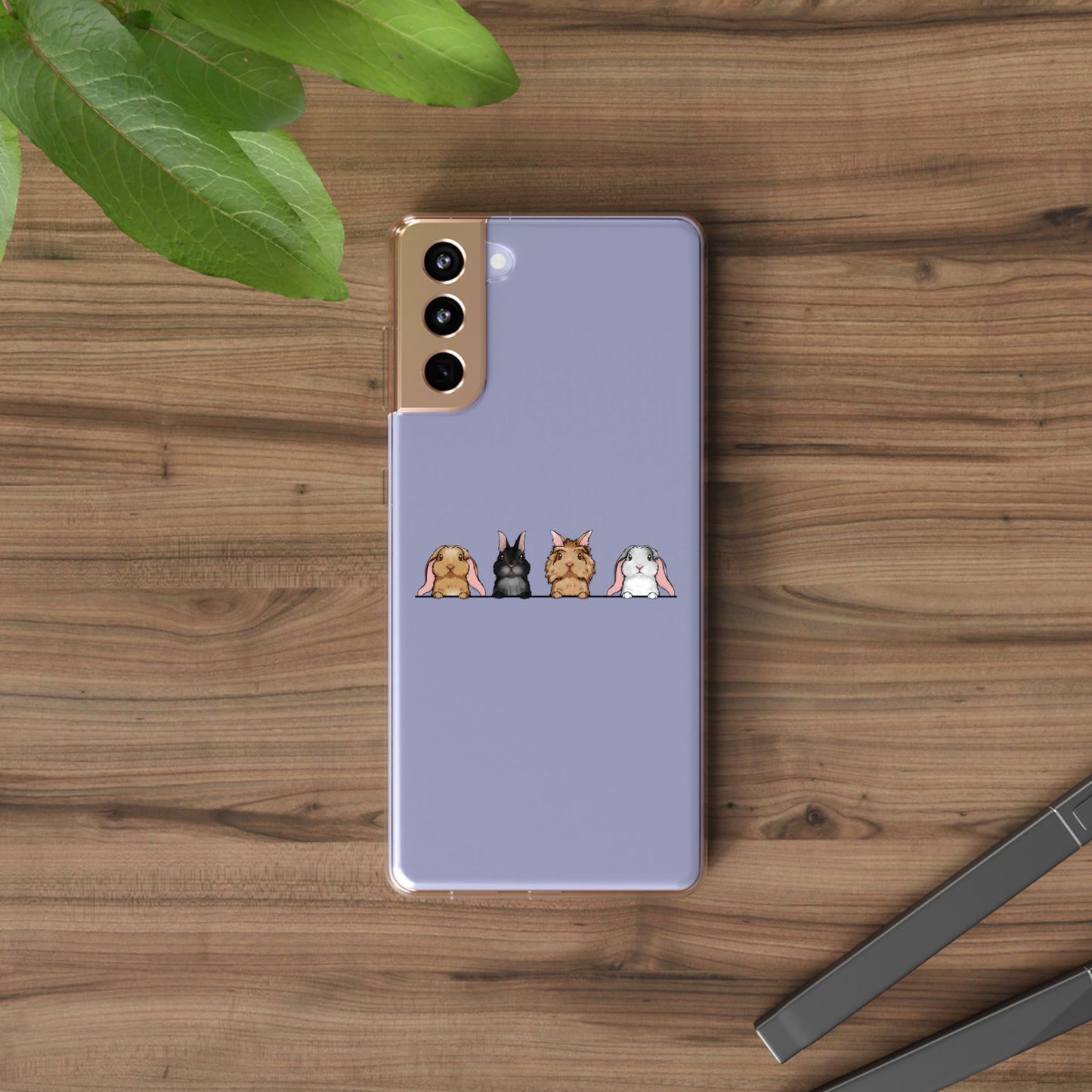 Personalised bunny phone case