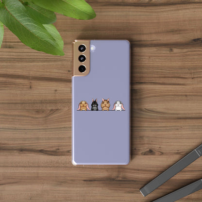 Personalised bunny phone case