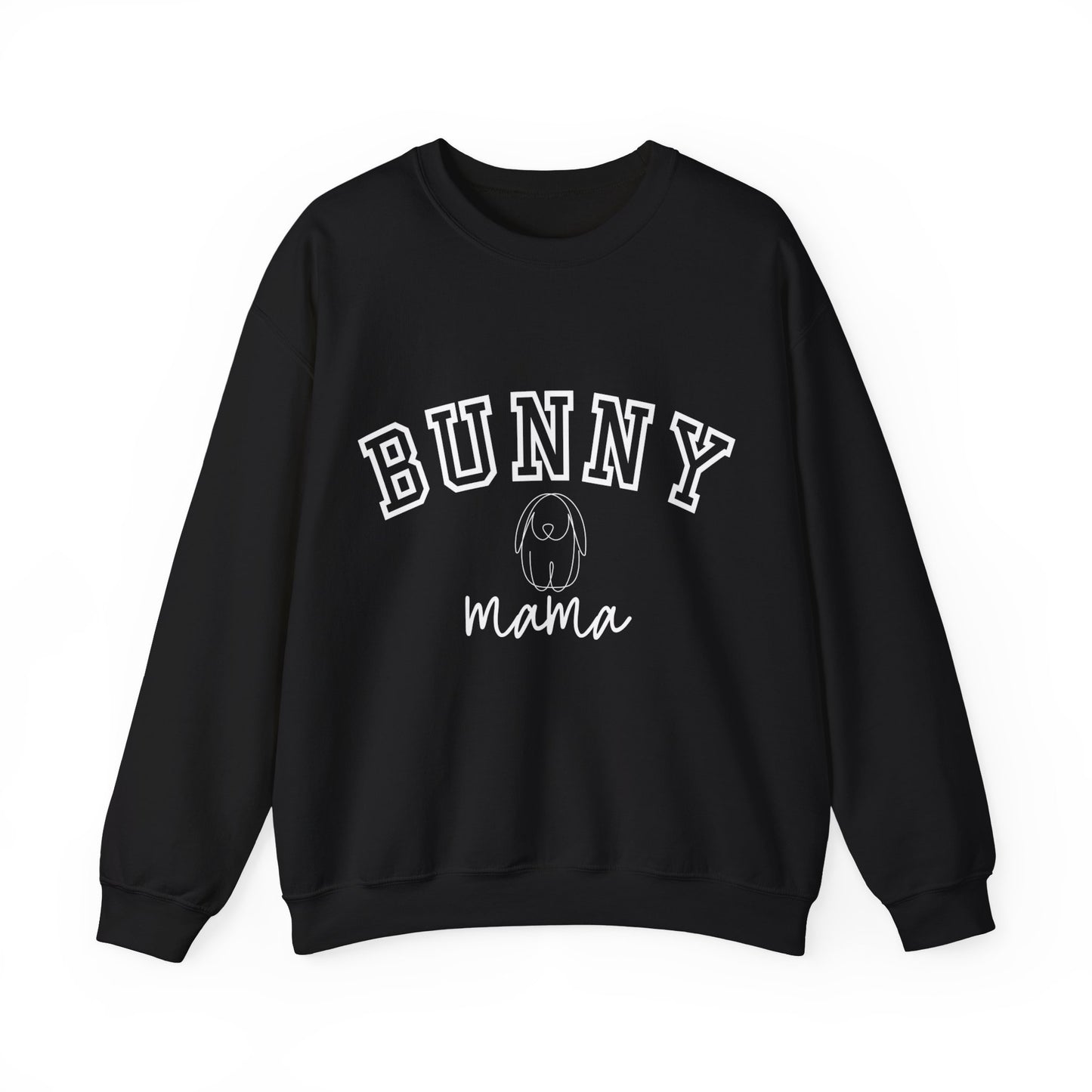 Bunny Mama Sweatshirt - Varsity Text - Comfy and Cosy - Gift for Rabbit Lovers