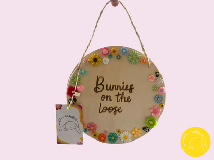 Bunny house signs