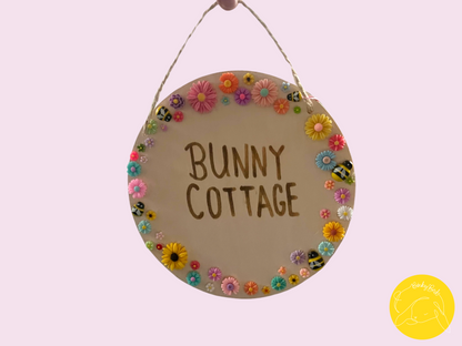 Bunny house signs