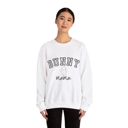 Bunny Mama Sweatshirt - Varsity Text - Comfy and Cosy - Gift for Rabbit Lovers